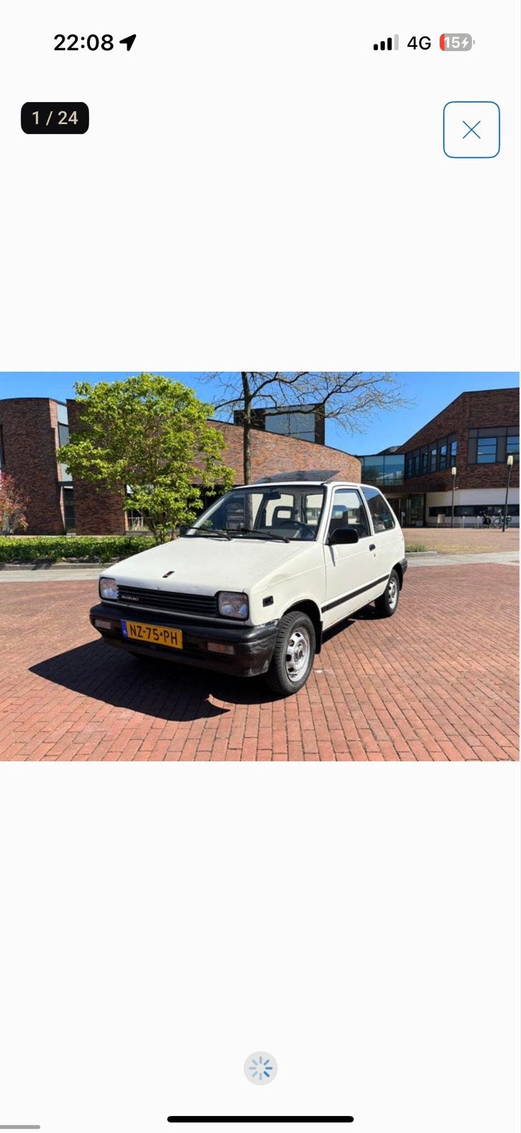 Suzuki Alto 0.8 GL AUT S6 1986 BELASTINGVRIJ!!, 305 kg, 450 kg, Wit, Particulier