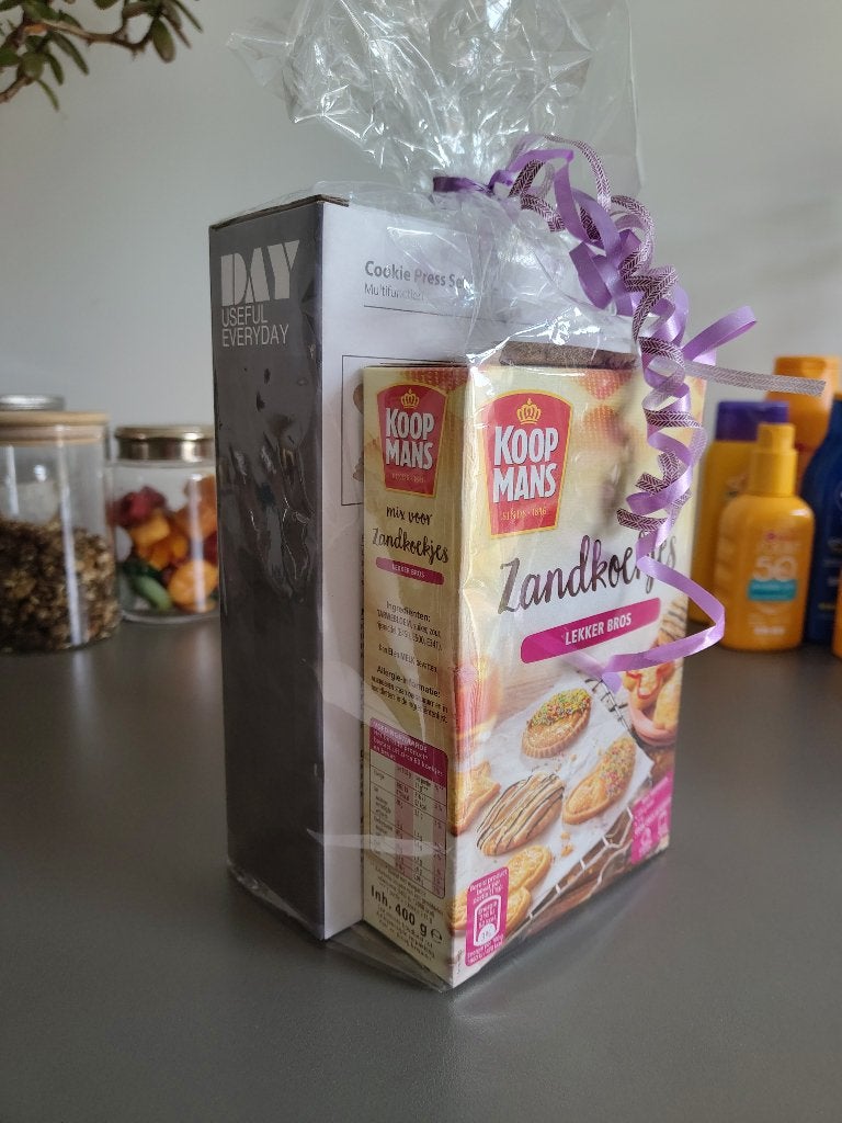 Day Cookie Press Set (koekjespers) + koekmix, Ophalen, Nieuw, Taarten of Cupcakes, Bakvorm