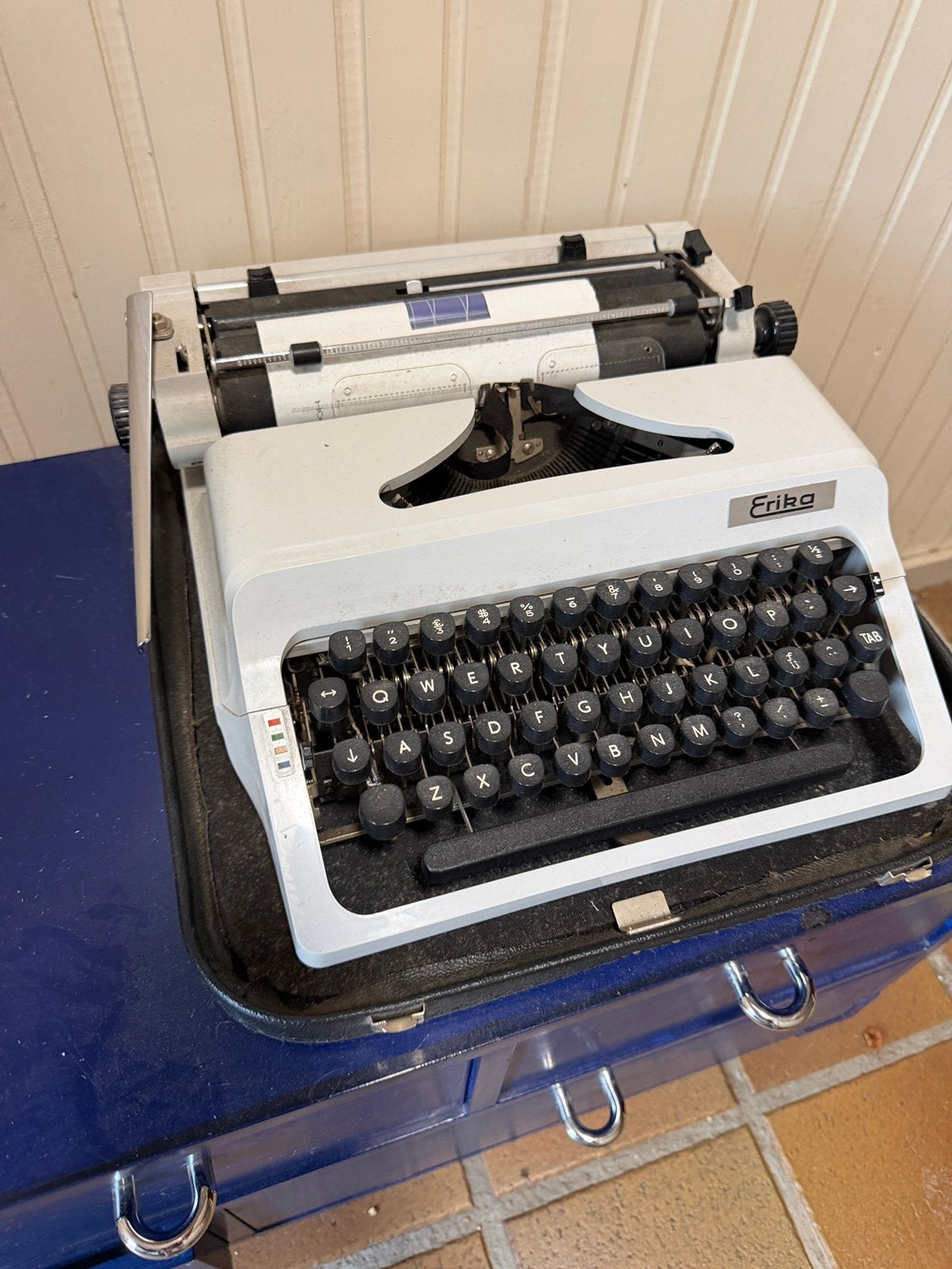 Typemachine, Ophalen