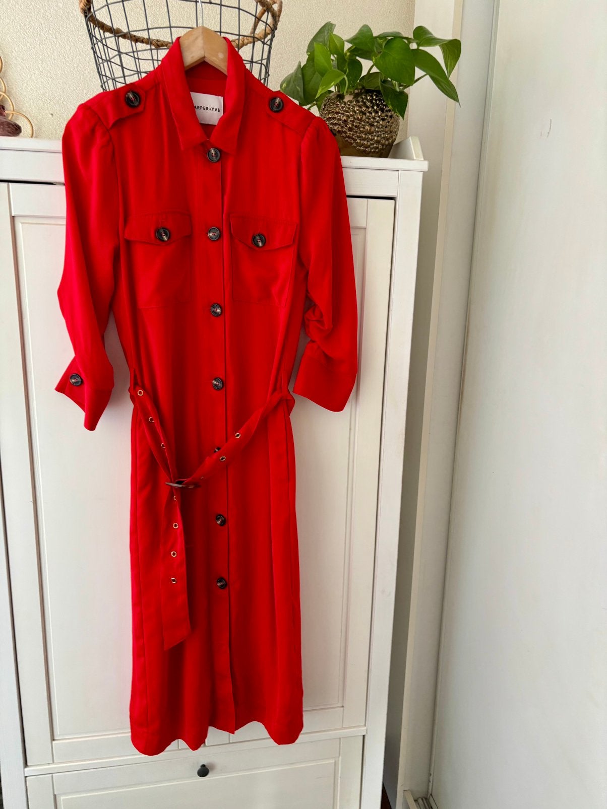 Harper & Yve jurk maat S, Ophalen of Verzenden, Zo goed als nieuw, Maat 36 (S), Rood