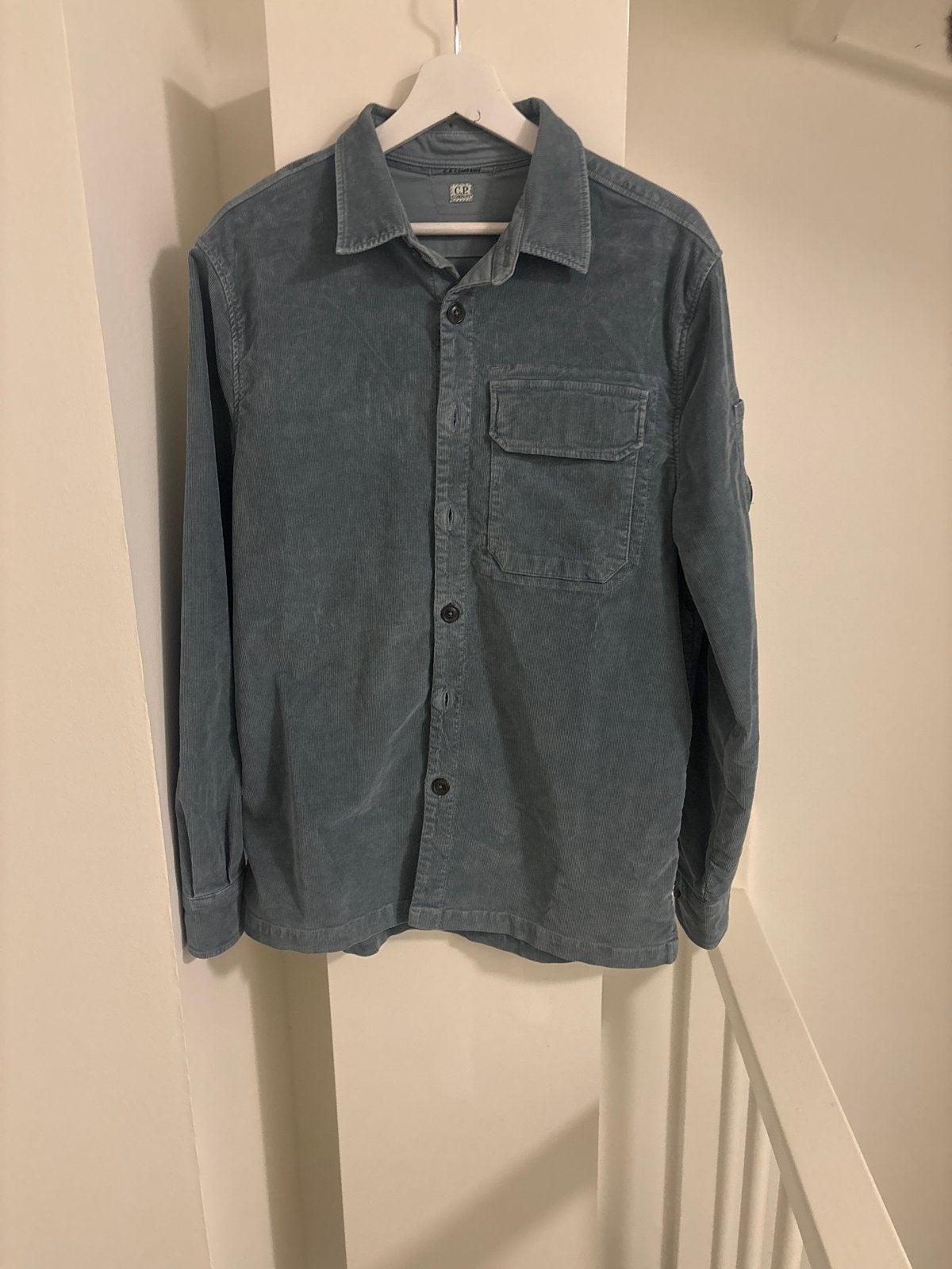 CP Company Corduroy Overhemd Jas - Stijlvol en Comfortabel, Ophalen of Verzenden, Nieuw, Blauw, Halswijdte 41/42 (L)