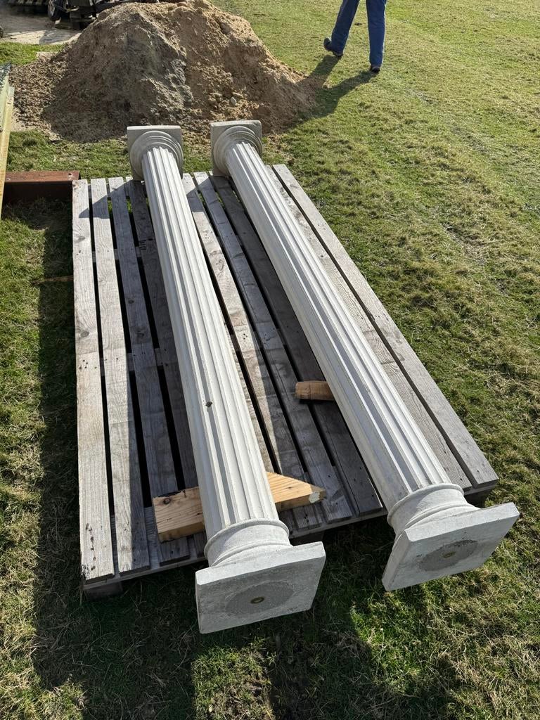 Betonnen pilaren / zuilen / palen / staanders, Huis en Inrichting, Woonaccessoires | Zuilen en Pilaren, Ophalen, Gebruikt