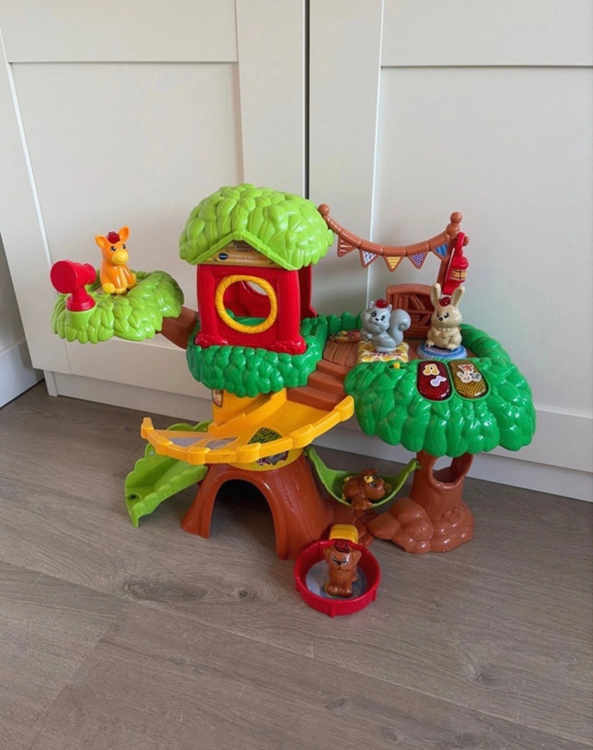 VTech Zoef Zoef Dieren Boomhuis Speelset, Ophalen of Verzenden, Gebruikt, Jongen of Meisje