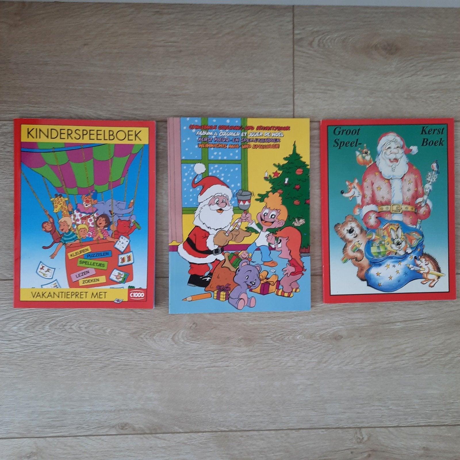 3x kinderspeelboek speelboek boek doeboek kerst, Diversen, Ophalen of Verzenden, Nieuw