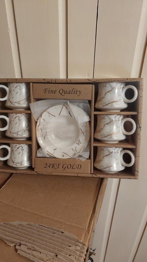 Koffie kopjes nieuw, Antiek en Kunst, Antiek | Goud en Zilver, Ophalen of Verzenden