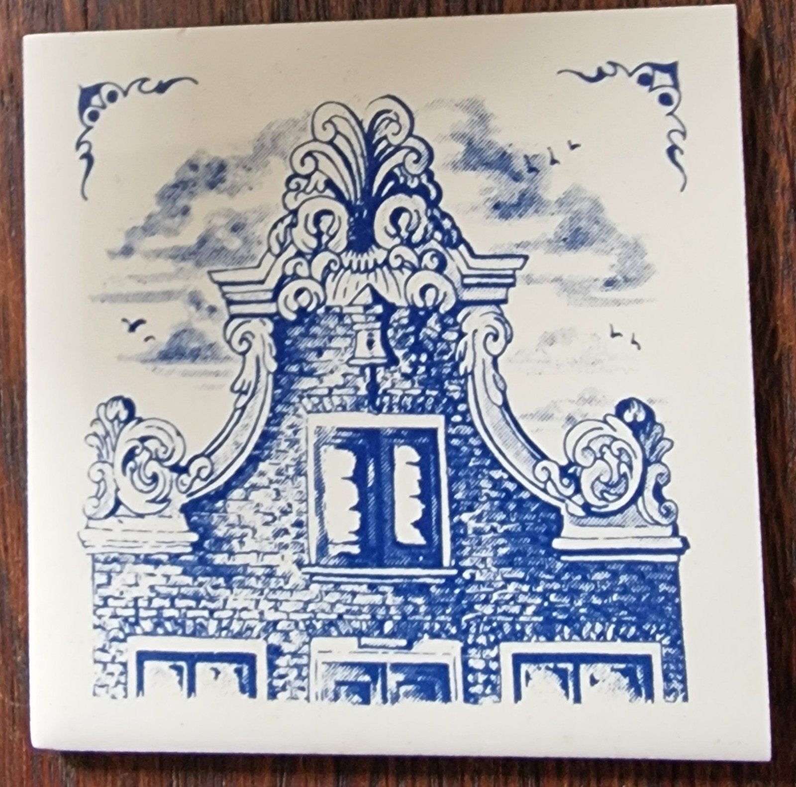 KLM Business Class Delfts Blauw tegeltje, Ophalen of Verzenden