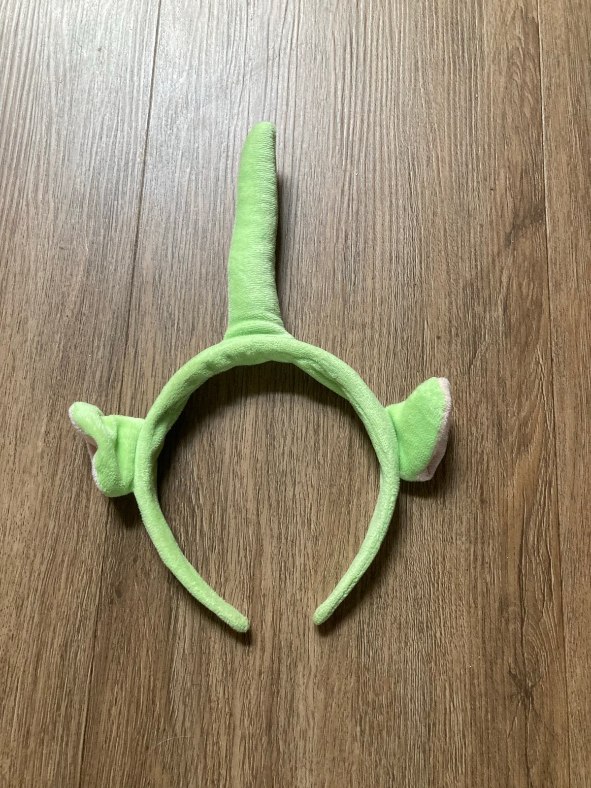 Groene Teletubbie Dipsy diadeem, Ophalen of Verzenden, Zo goed als nieuw, Feestartikel, Overige