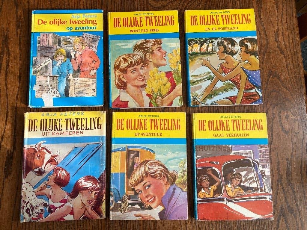 6 boeken van De olijke tweeling Arja Peters, Ophalen of Verzenden, Gelezen, Arja Peters, Fictie algemeen