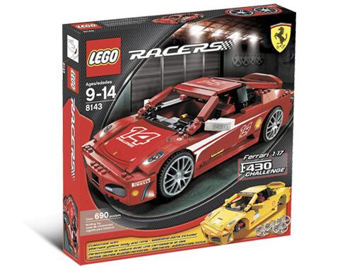 LEGO 8143 Ferrari F430 RACERS, Kinderen en Baby's, Speelgoed | Duplo en Lego, Compleet, Gebruikt, Lego, Ophalen of Verzenden