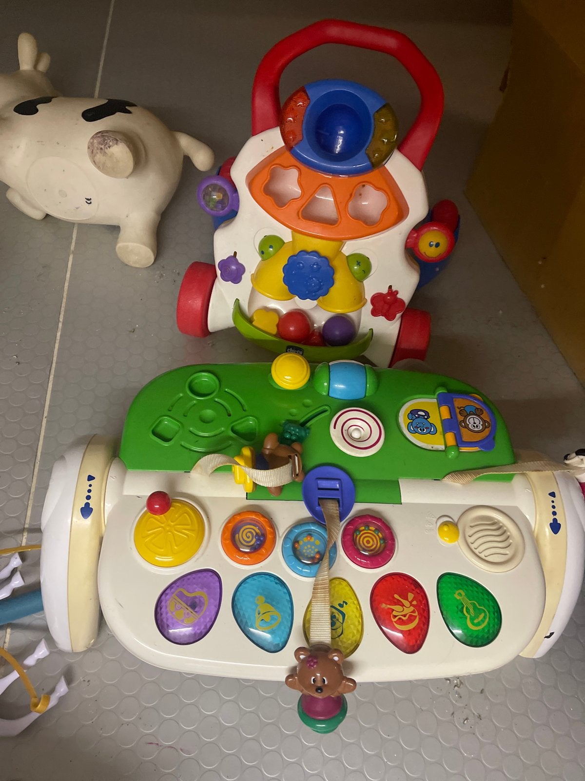 Chicco loopwagen en activiteitentafel, Ophalen, Gebruikt, Overige typen, Met licht