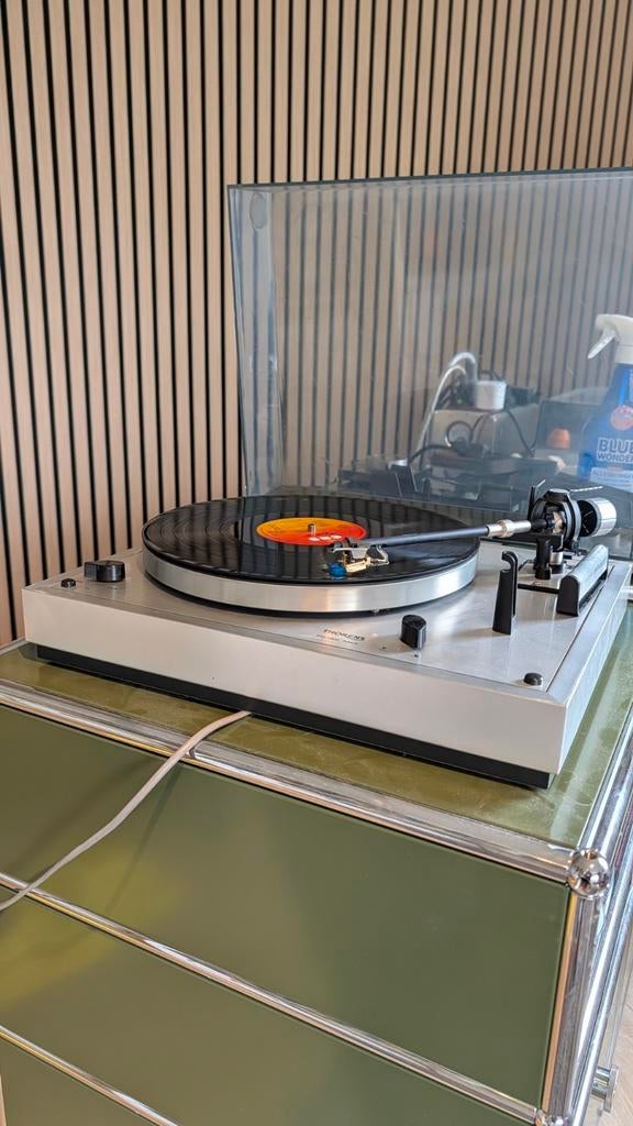 Thorens TD166 MKII Platenspeler met kalibratieset, Ophalen of Verzenden, Gebruikt, Platenspeler, Thorens