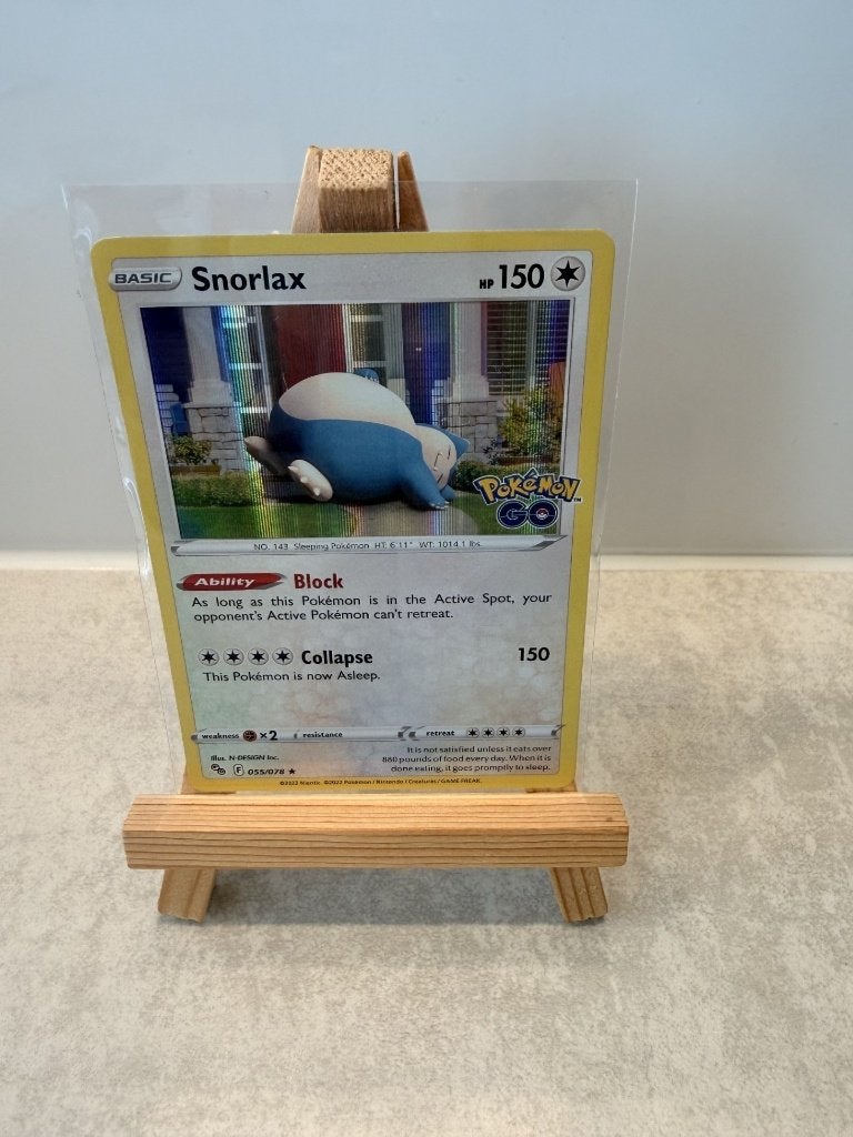 ** Snorlax 6/9 - Snorlax Pokemon Go **, Ophalen of Verzenden, Zo goed als nieuw