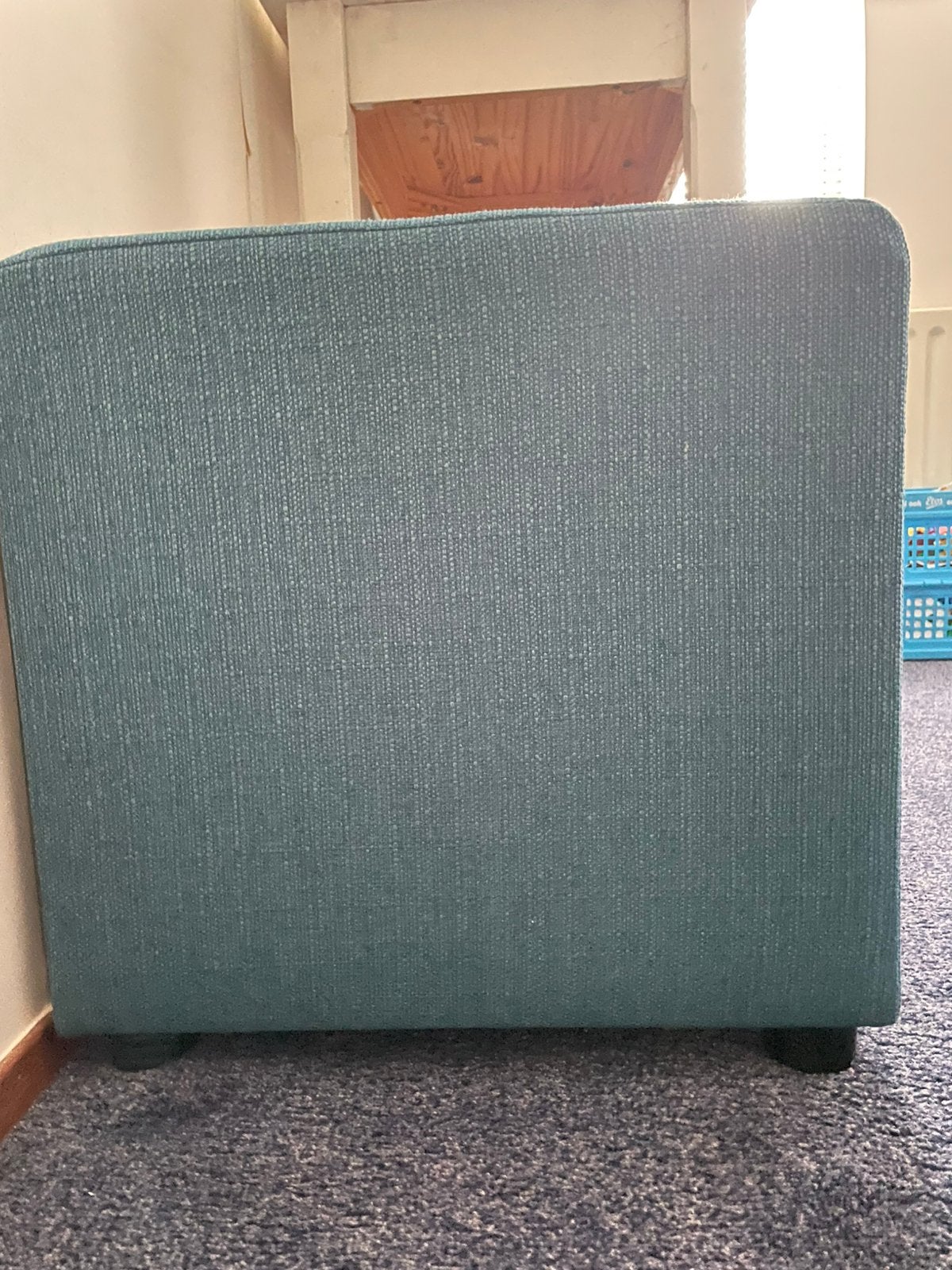 Moderne hocker van stof, Ophalen, Minder dan 50 cm, Vierkant, Minder dan 50 cm
