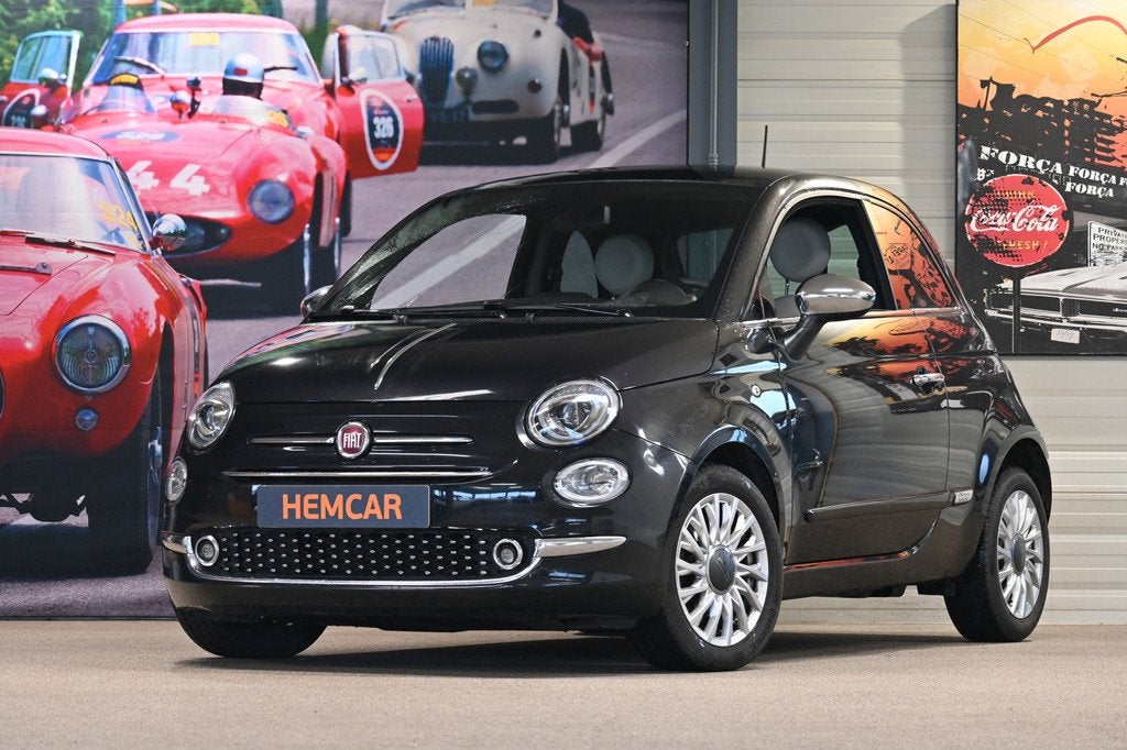 Fiat 500 1.0 Hybrid Star Navi / Panoramadak / chroom delen e, Auto's, Fiat, Voorwielaandrijving, 40 €/maand, Euro 6, 4 stoelen