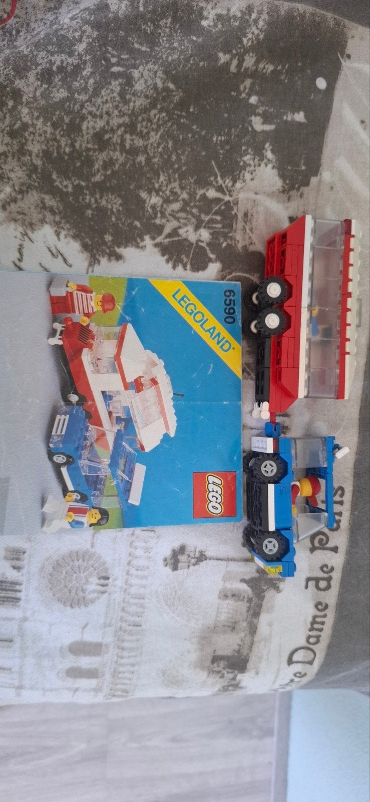 Lego Legoland 6590 Vrachtwagen met aanhanger, Kinderen en Baby's, Speelgoed | Duplo en Lego, Ophalen of Verzenden, Gebruikt