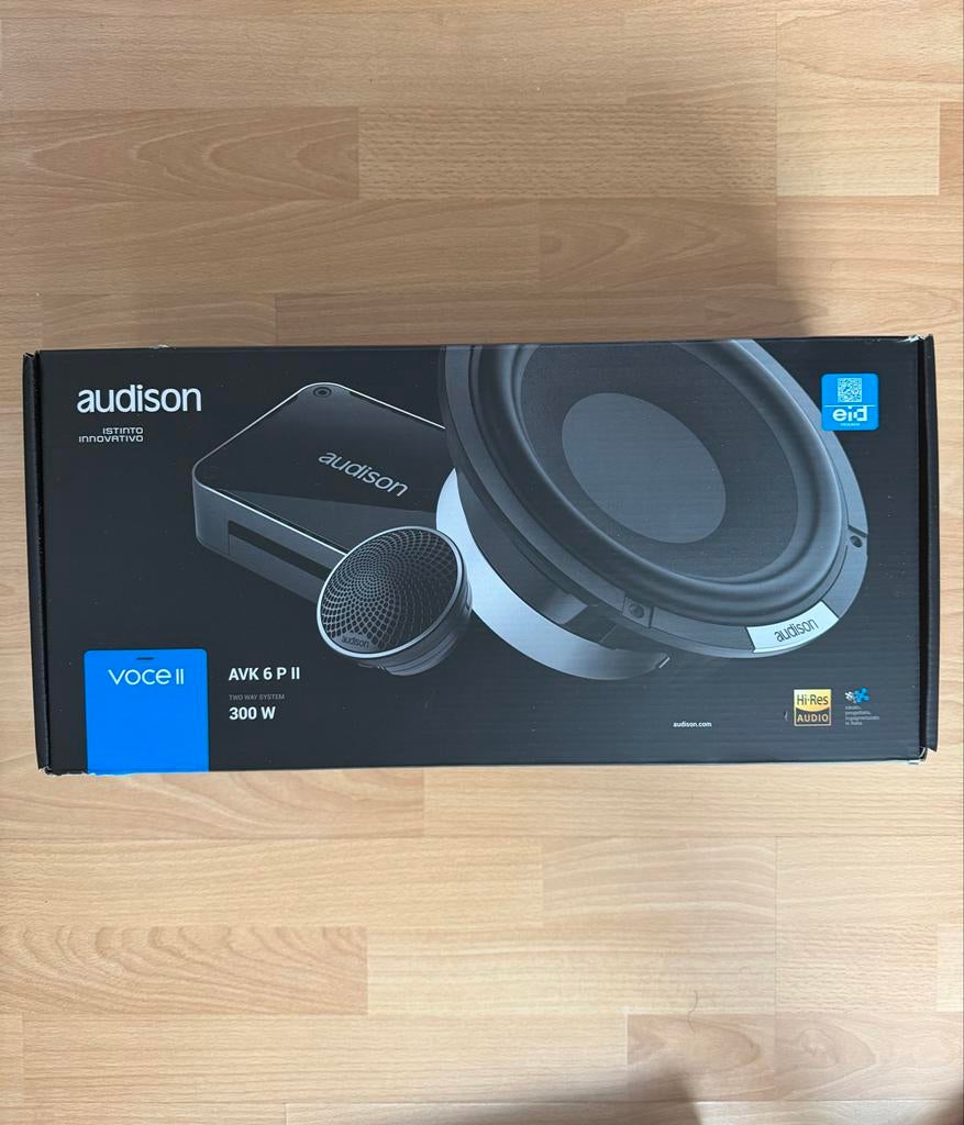 Audison Voce AV K6 P II 300W 2-weg systeem NIEUW in doos, Auto diversen, Autospeakers, Ophalen of Verzenden, Nieuw