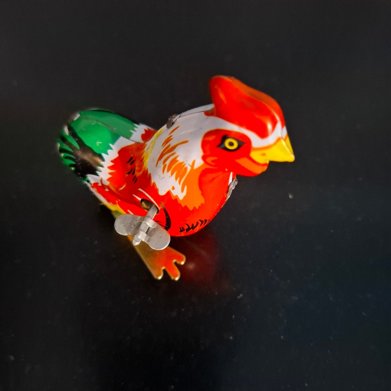 blikken opwindbare haan/ kip, Ophalen of Verzenden, Zo goed als nieuw