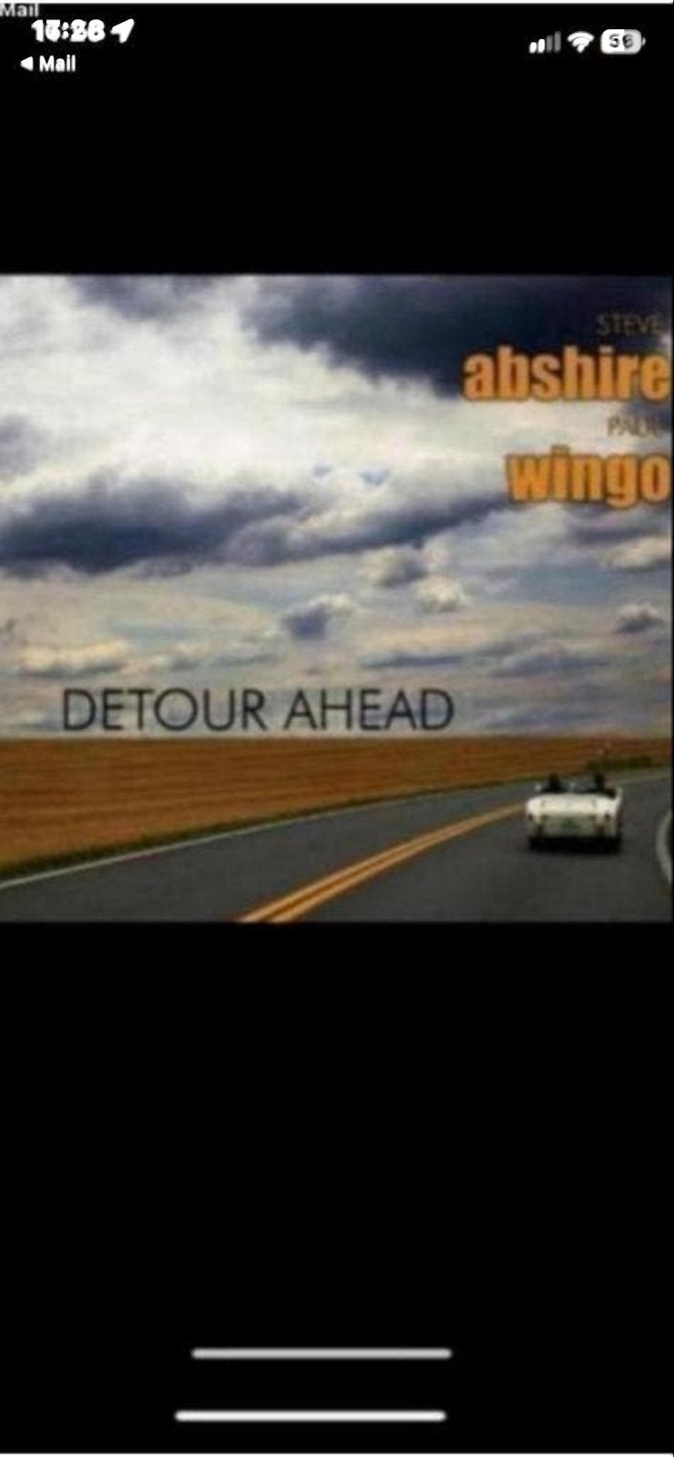 Steve Abshire & Paul Wingo - Detour Ahead CD, Ophalen of Verzenden, Gebruikt, Jazz
