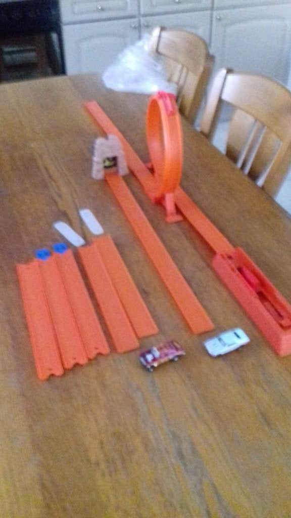 hotwheels set losse baan delen, Gebruikt, Ophalen of Verzenden, Hot Wheels, Met looping