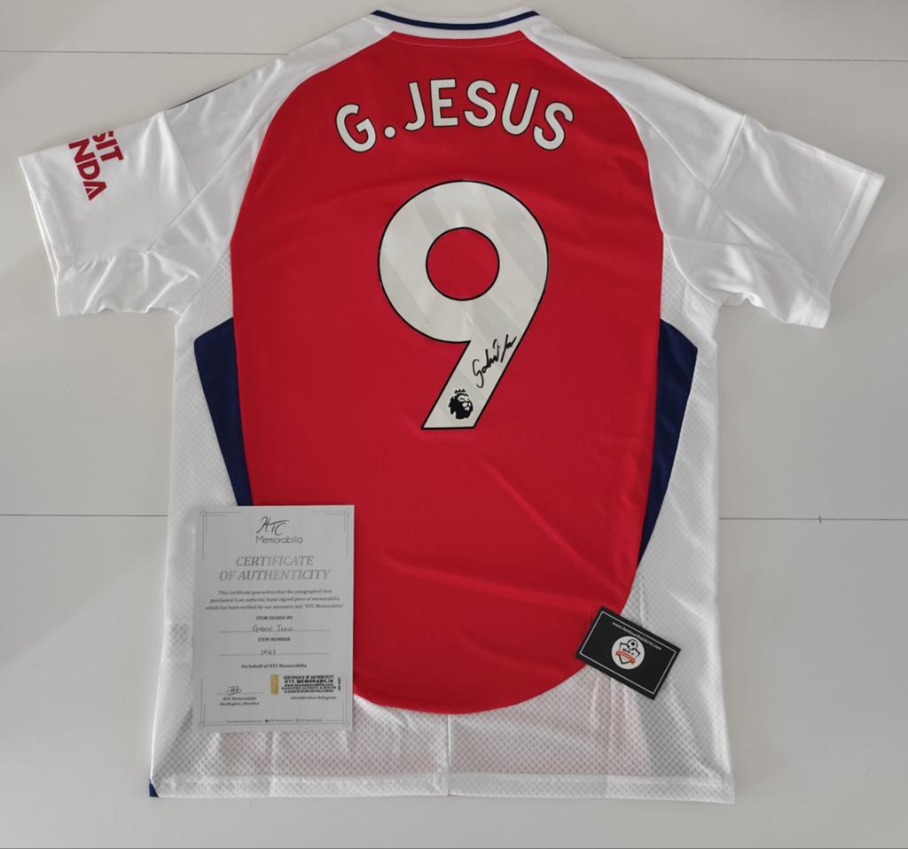 Gesigneerd G.Jesus arsenal shirt, Buitenlandse clubs, Shirt, Verzenden, .