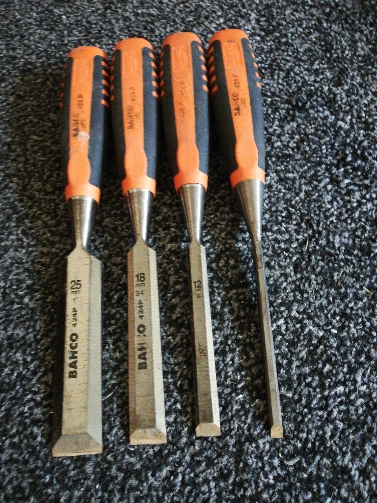 Bahco beitels set 4 stuks, Ophalen of Verzenden, Zo goed als nieuw, Beitel, Overige merken