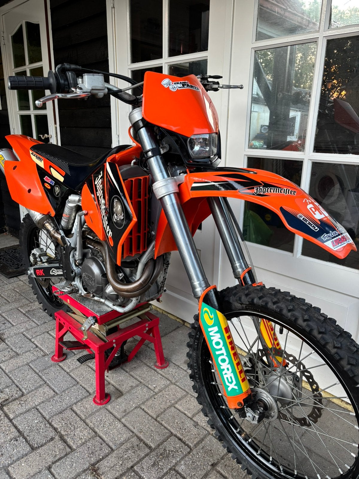 KTM EXC 520 NL Kenteken enduro 2002 crossmotor, Zo goed als nieuw, 520 cc, 5 versnellingen, Ophalen