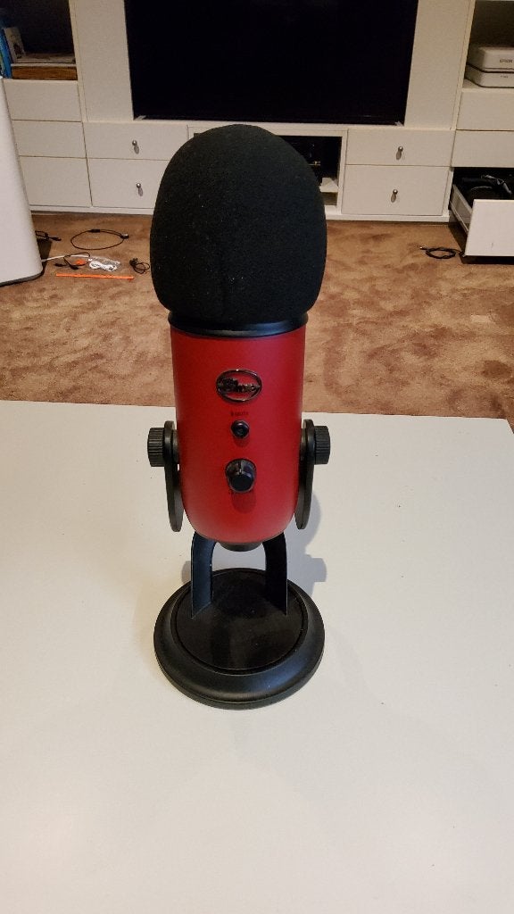 Blue Yeti USB Microfoon, Ophalen of Verzenden, Zo goed als nieuw, Studiomicrofoon
