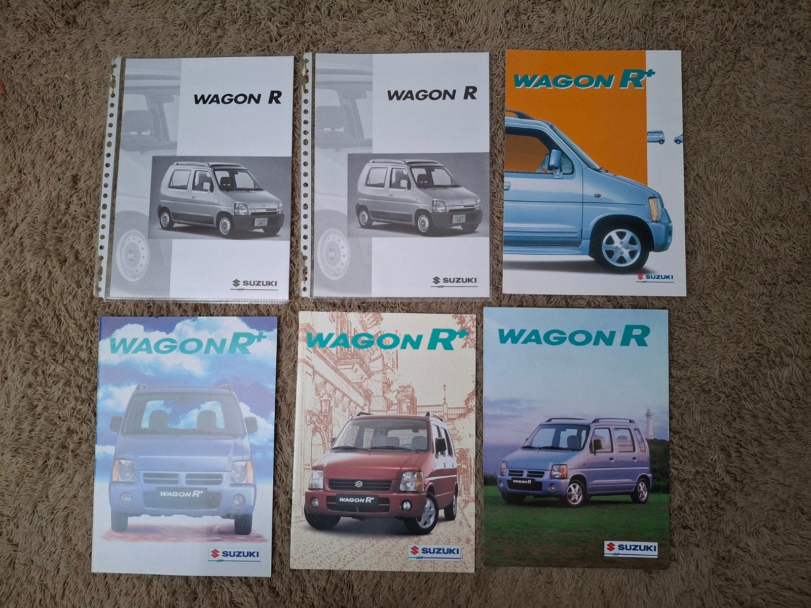 lot autofolders Suzuki Wagon R 1e generatie, Verzenden, Overige merken
