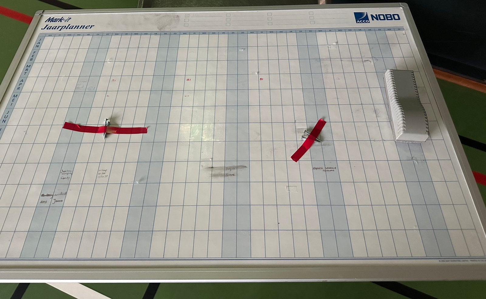 Nobo jaarplanner Mark-it, Ophalen of Verzenden, Jaarkalender, Gebruikt