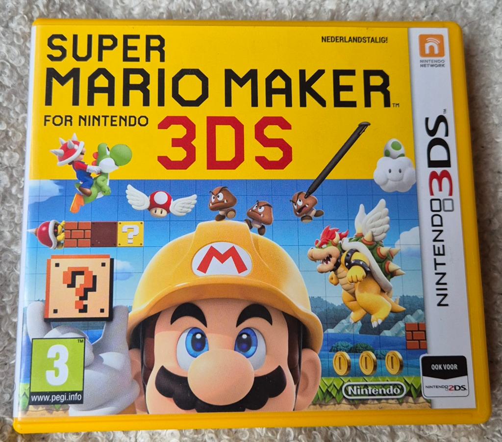 Nintendo 3DS: Super Mario Maker 3DS, Spelcomputers en Games, Games | Nintendo 2DS en 3DS, Gebruikt, 1 speler, Ophalen of Verzenden