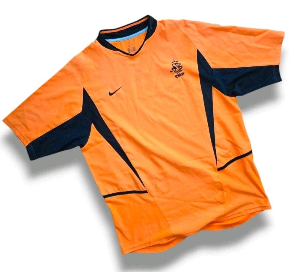 Nederlands elftal shirt KNVB Oranje 2002 L, Maat 52/54 (L), Nike, Oranje, Ophalen of Verzenden