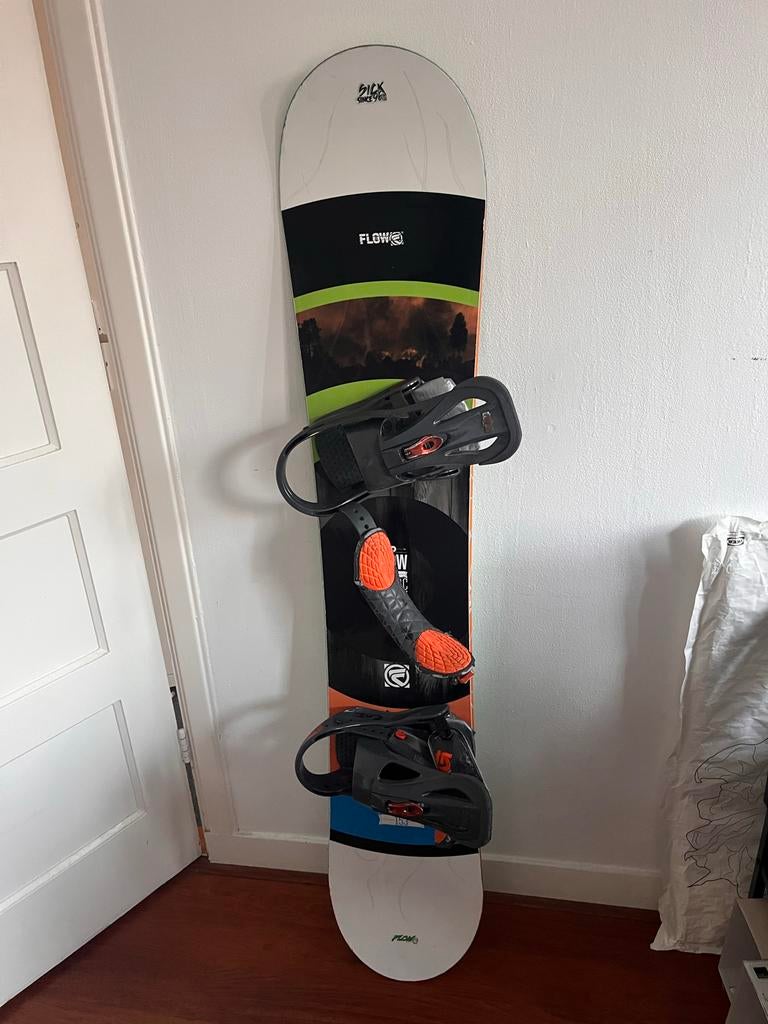 Flow Merc 153 Snowboard met bindingen, Ophalen, Gebruikt, Board