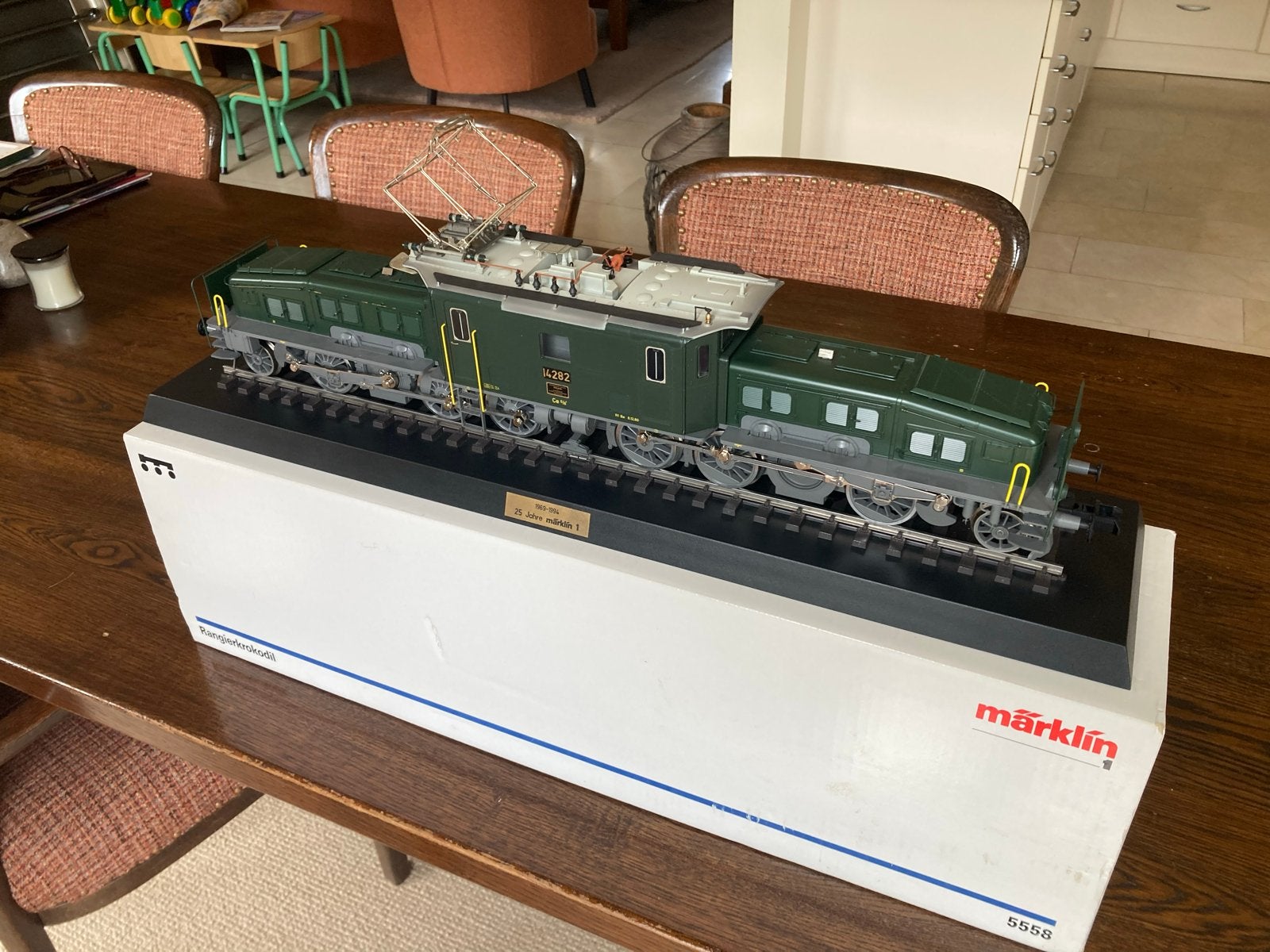 Märklin 5558 Krokodil Spoor 1, Ophalen, Wisselstroom, Locomotief, Zo goed als nieuw