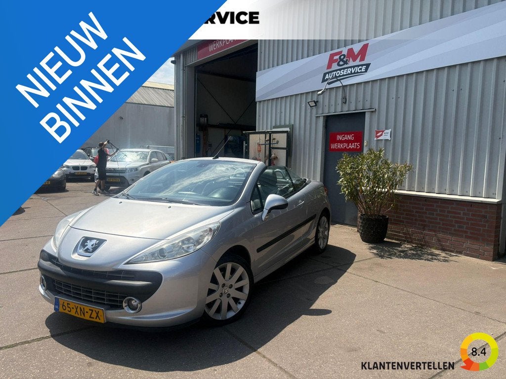 Peugeot 207 CC 1.6 VTi Féline Clima, pdc achter, leder, Auto's, Peugeot, Bedrijf, Te koop, ABS, Airbags, Airconditioning, Alarm