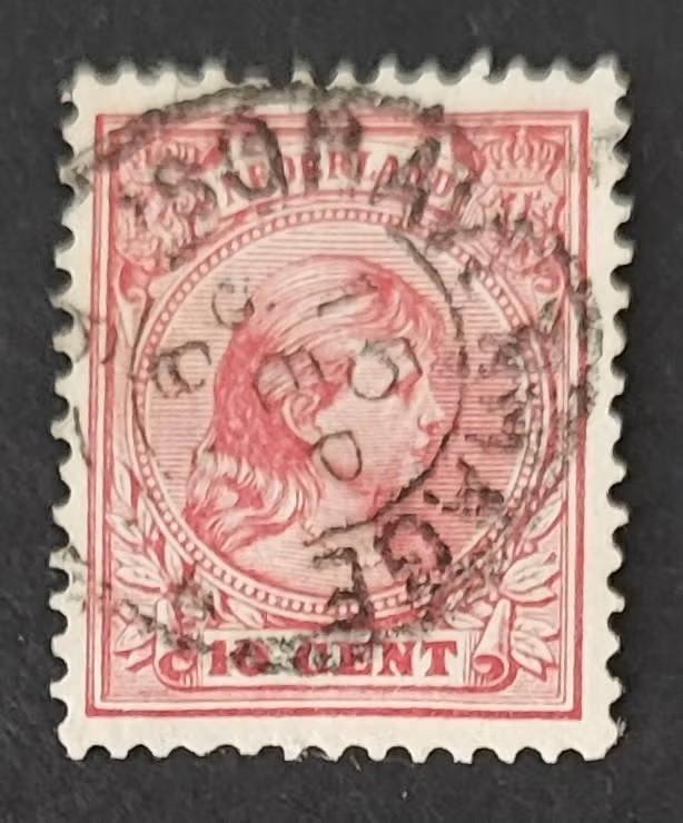 Nederland NVPH 37, Postzegels en Munten, Postzegels | Nederland, Verzenden, T/m 1940, Gestempeld