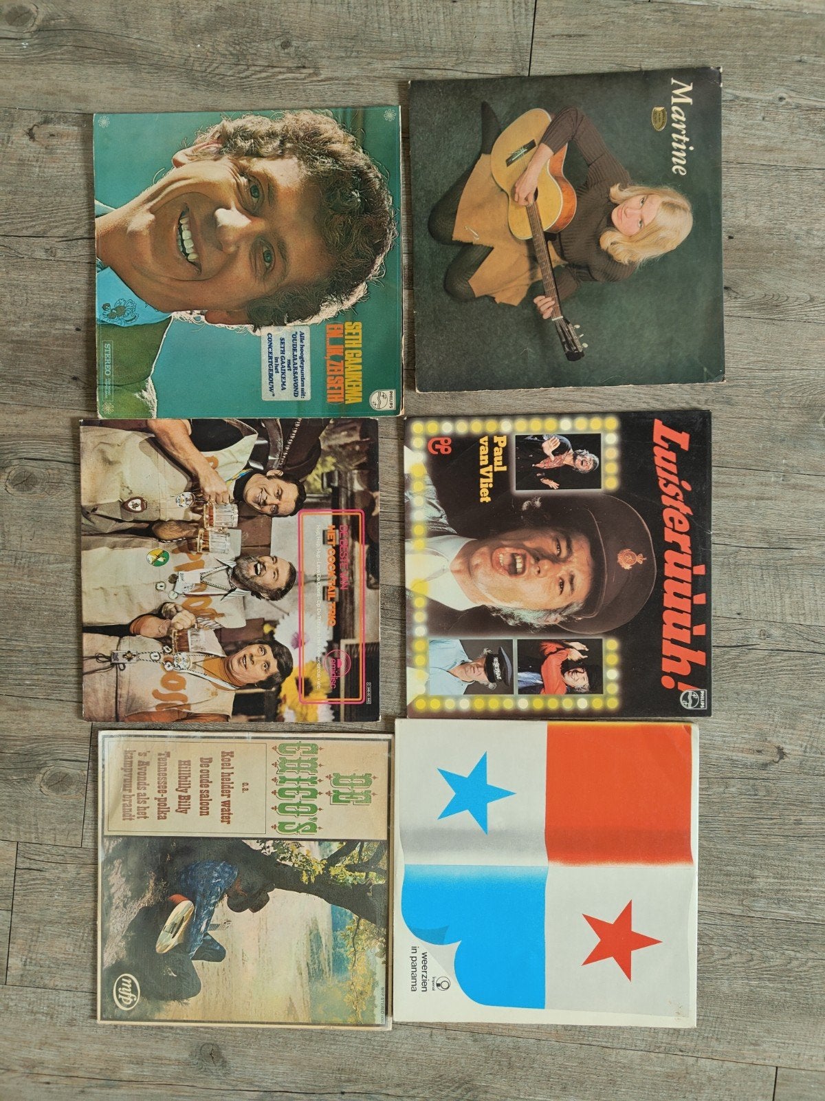 Diverse cabareth: Seth Gaaikema, Martine, Paul van Vliet, LP, Gebruikt, Overige genres, Ophalen of Verzenden