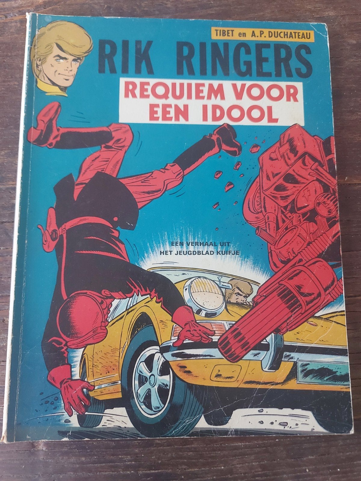 Rik Ringers Requiem voor een idool uit 1973, Gelezen, Eén stripboek, Ophalen of Verzenden, Tibet en A.P. Duchateau