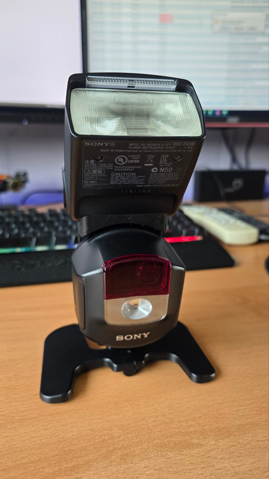 Sony HVL-F43M Externe Flitser voor Sony Camera's, Audio, Tv en Foto, Externe flitser, Ophalen of Verzenden, Zo goed als nieuw