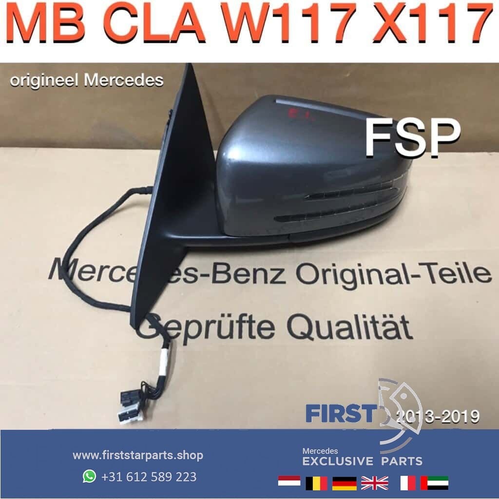 W117 CLA Complete buiten spiegel elektrisch inklapbaar VOL, Gebruikt, -, -, Ophalen of Verzenden