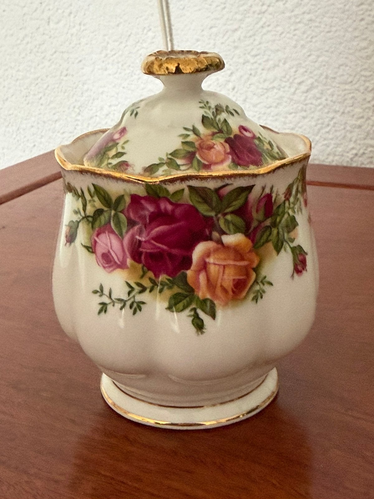 Royal Albert jampot, Antiek en Kunst, Antiek | Porselein, Ophalen of Verzenden