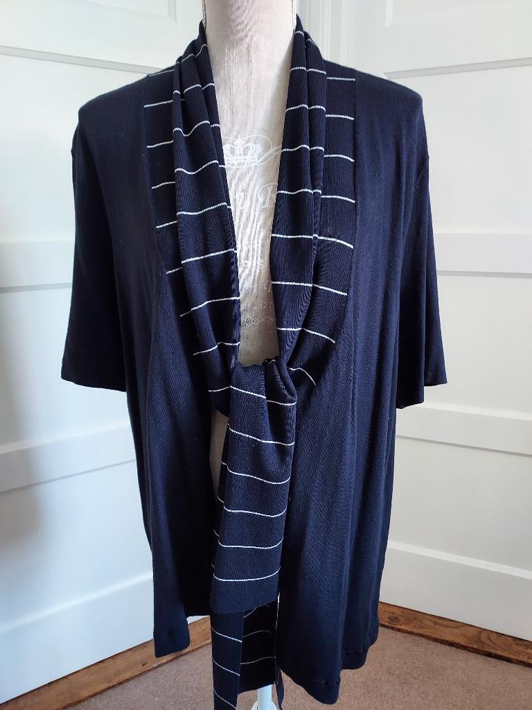 Mooi d.blauw vest van GERRY WEBER      maat 46/48, Maat 46/48 (XL) of groter, Zo goed als nieuw, Gerry weber, Verzenden