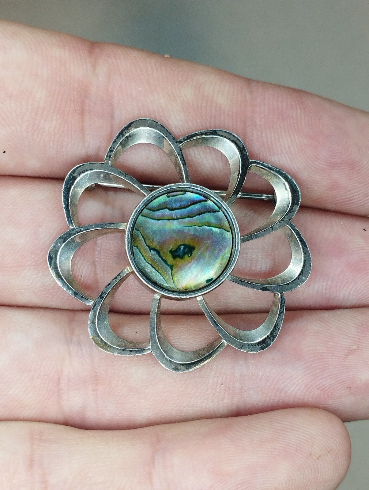 Prachtige vintage broche, Ophalen of Verzenden, Zo goed als nieuw, Overige materialen