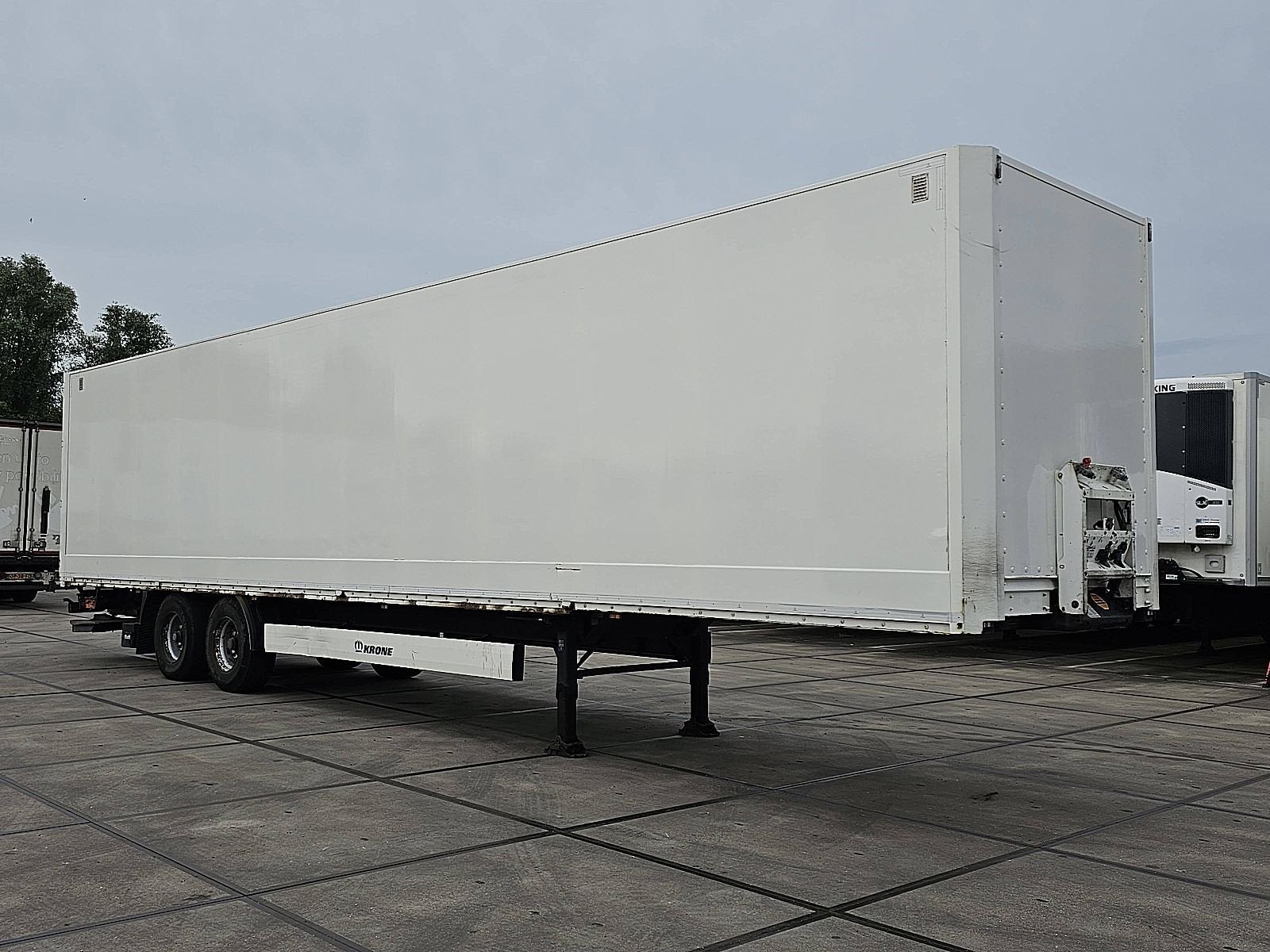 KRONE SD DRYLINER 2 axle taillift, Auto's, Vrachtwagens, Overige kleuren, Origineel Nederlands, Bedrijf, Aanhangers en Opleggers