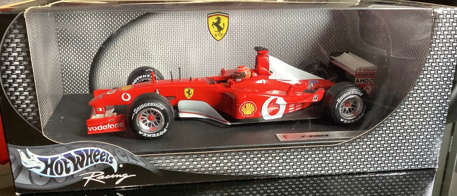 Ferrari F2002 Schumacher, Ophalen of Verzenden, Zo goed als nieuw, Auto, Hot Wheels