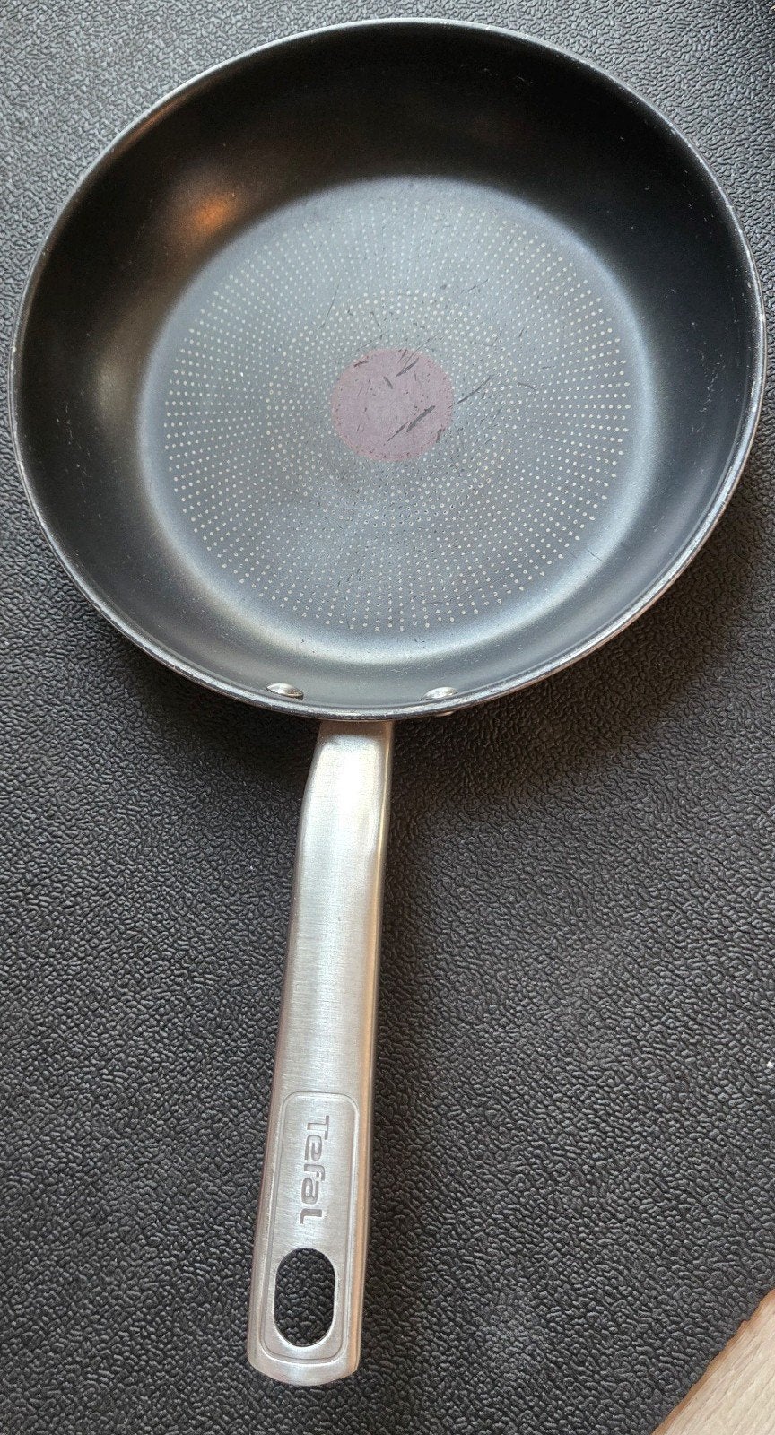 Tefal Virtuoso Koekenpan - Ø 24 cm - Gebruikt, Ophalen, Koekenpan, Rvs, Antiaanbaklaag