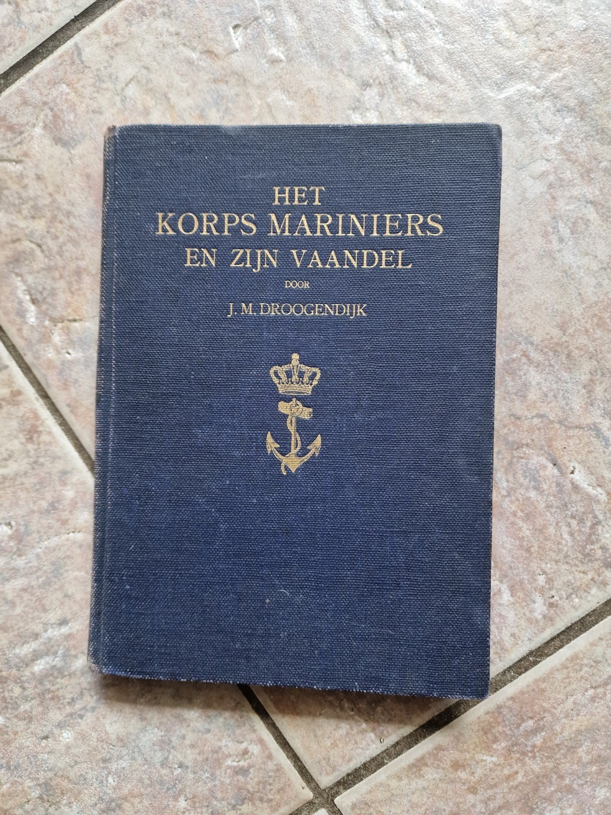 het korps mariniers en zijn vaandel 1930, Ophalen of Verzenden, Marine, Nederland, Boek of Tijdschrift