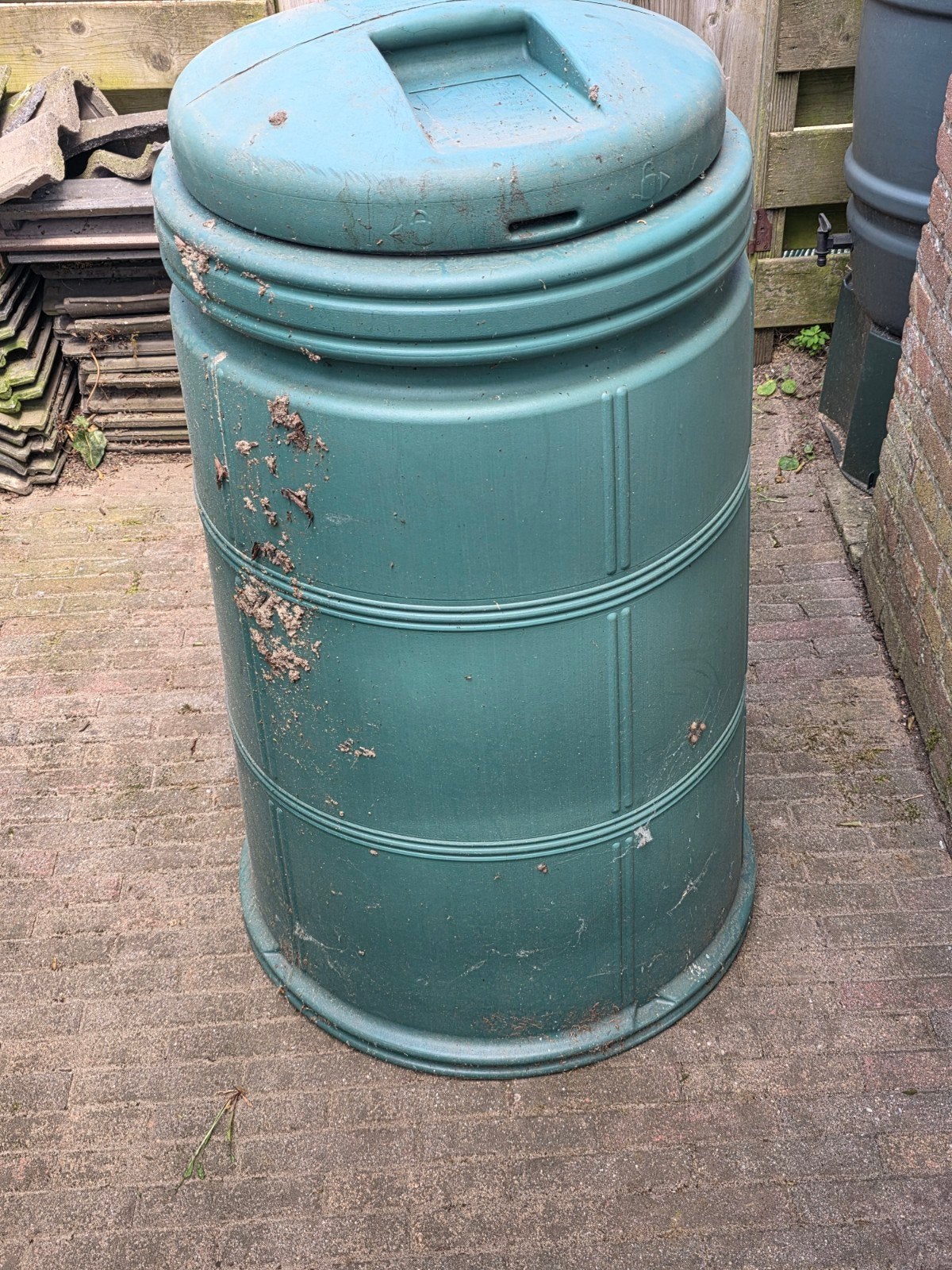 Compost vat, Ophalen