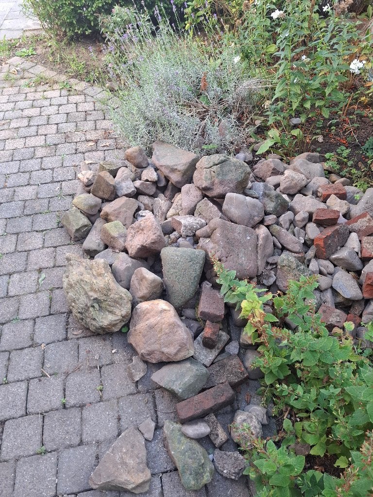 Tuinkeien gratis af te halen, Tuin en Terras, Ophalen, Gebruikt, Kei