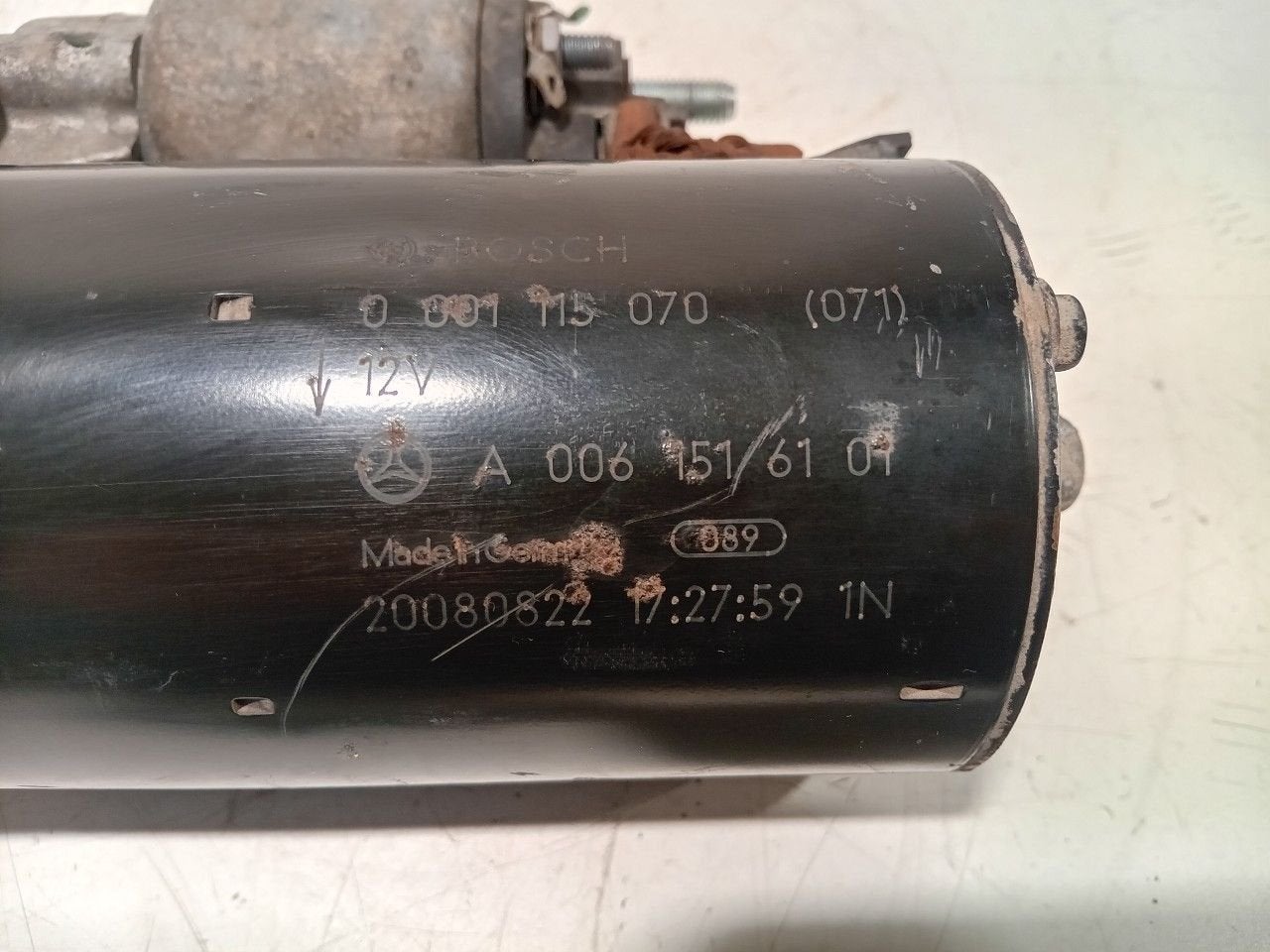 Startmotor Mercedes-Benz ML-Klasse, Auto-onderdelen, Onderdelen@venauto.nl, Van der Ven Autorecycling B.V., Gebruikt, Ettenseweg 76, 4706 PB Roosendaal, The Netherlands