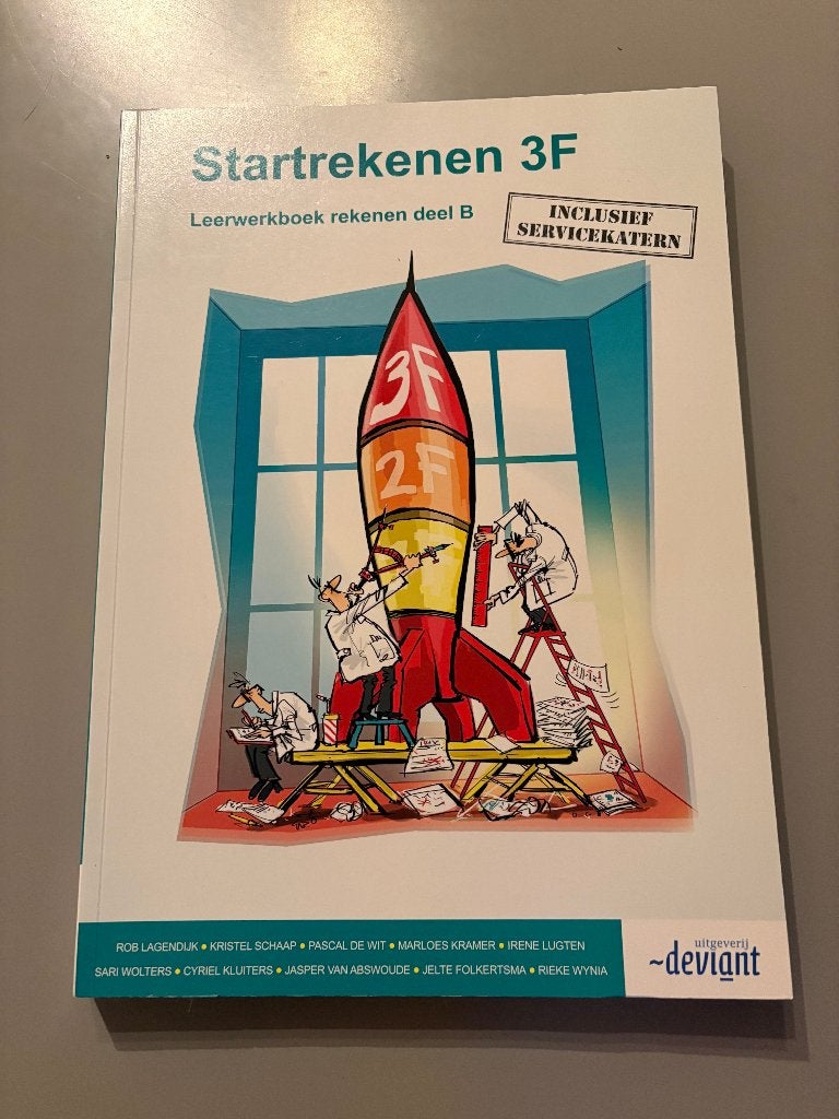 Leerwerkboek Start rekenen 3F Deel B - Deviant - Nieuw, Boeken, Schoolboeken, Overige vakken, Deviant, Nieuw, Ophalen of Verzenden